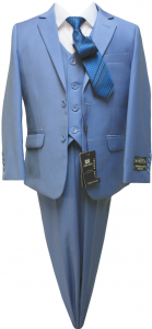 BOYS 5PC. TR SUIT (2141401) BABY BLUE